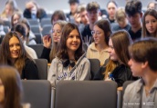 120 uczniów z III LO w Białymstoku na wykładach w Uczelni