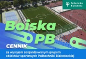 Jest oferta na wynajem zewnętrznego kompleksu sportowego PB