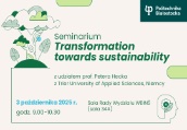 Seminarium nt. zielonej transformacji uczelni