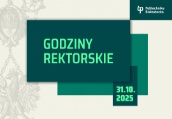 Godziny rektorskie 31 października 2025 r.