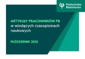 Nasze artykuły w wiodących czasopismach naukowych