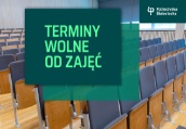 Godziny wolne od zajęć oraz dzień rektorski
