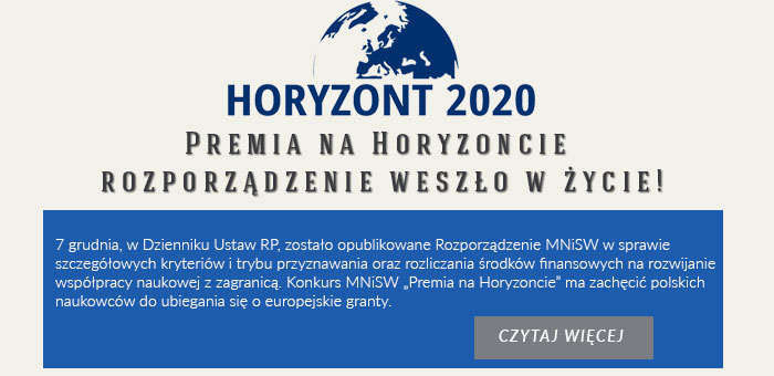 Premia na Horyzoncie - rozporządzenie weszło w życie!