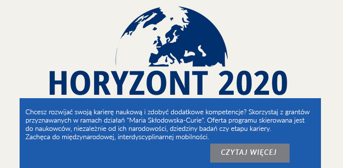 Nabory w ramach działania Marii Skłodowskiej-Curie w Programie Horyzont 2020