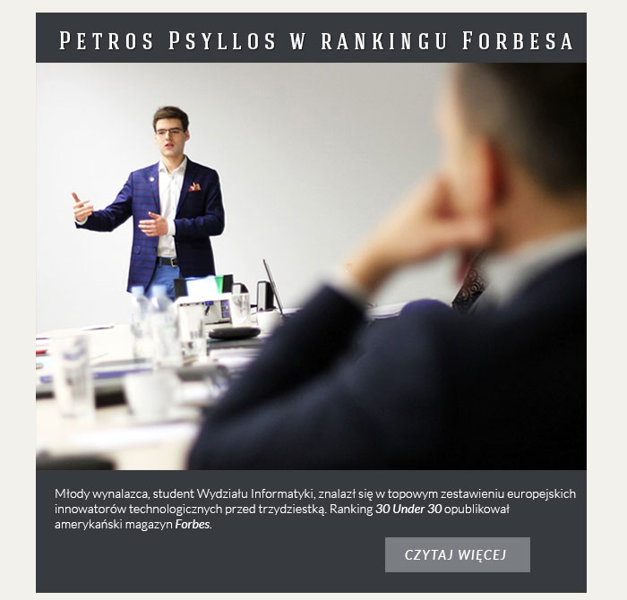 Petros Psyllos w rankingu Forbesa
