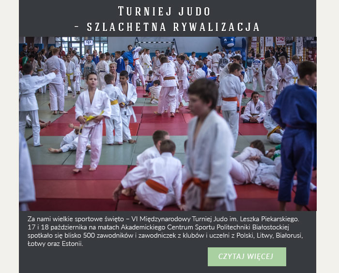 Turniej judo – szlachetna rywalizacja