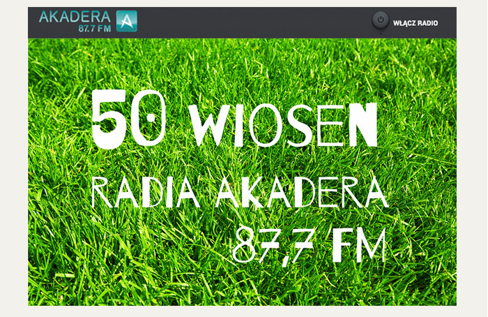 50 wiosen Radia Akadera