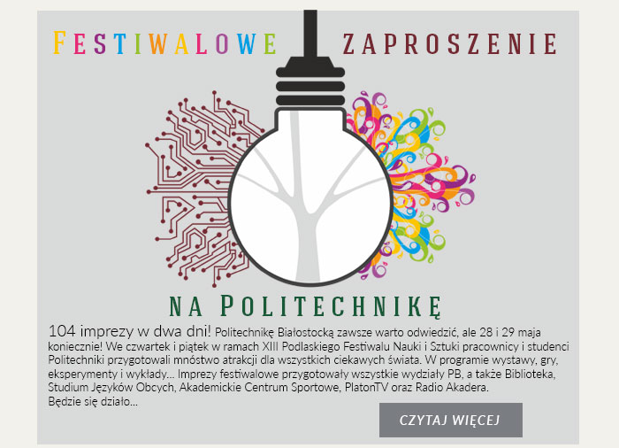 Festiwal Nauki i Sztuki na PB