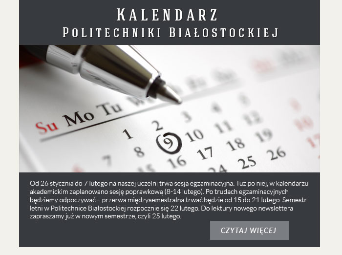 Kalendarz Politechniki Białostockiej